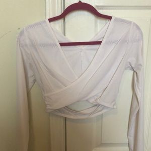Five dancewear wrap top